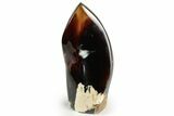 Tall, Free-Standing Polished Indonesian Blue Amber #311491-1